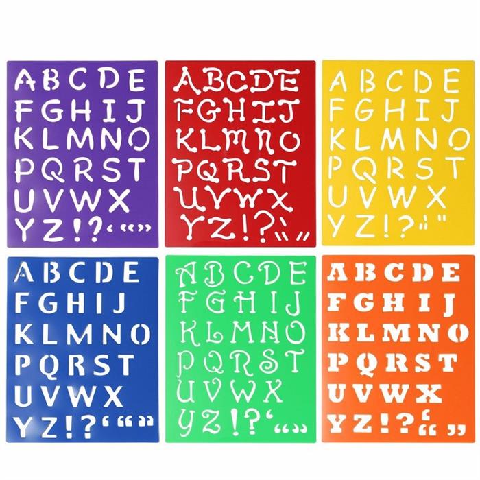 Colorful Glossy PP Stencil
